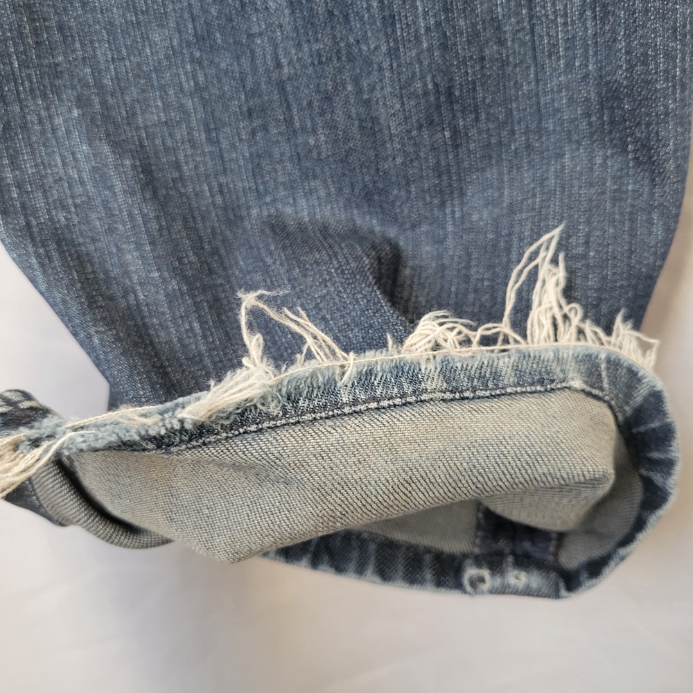 Seven 7 Women's Straight Leg Denim Jeans Dark Wash 12 - Picture 13 of 16
